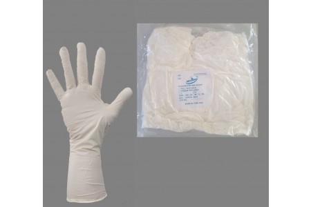 260F-NBR手套12"白-雙洗-6g
